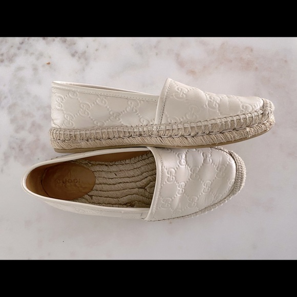 Gucci leather espadrille slides - Picture 5 of 10